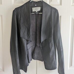 Bod & Christensen Navy Leather Jacket size 6